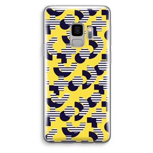 CaseCompany 8-bit N°3: Samsung Galaxy S9 Transparant Hoesje