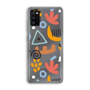 CaseCompany Abstract: Samsung Galaxy A41 Transparant Hoesje