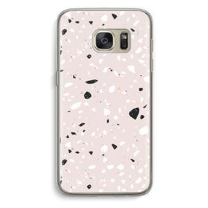 CaseCompany Terrazzo N°20: Samsung Galaxy S7 Transparant Hoesje
