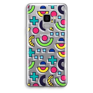 CaseCompany 8-bit N°6: Samsung Galaxy S9 Transparant Hoesje