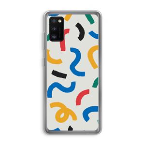 CaseCompany Illustratieve pop 2: Samsung Galaxy A41 Transparant Hoesje