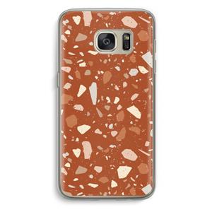 CaseCompany Terrazzo N°22: Samsung Galaxy S7 Transparant Hoesje