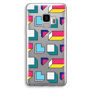 CaseCompany 8-bit N°7: Samsung Galaxy S9 Transparant Hoesje