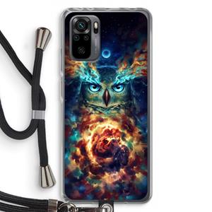 CaseCompany Aurowla: Xiaomi Redmi Note 10 Pro Transparant Hoesje met koord