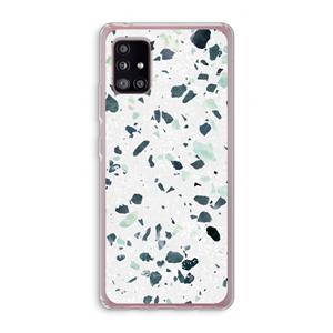 CaseCompany Terrazzo N°2: Samsung Galaxy A51 5G Transparant Hoesje