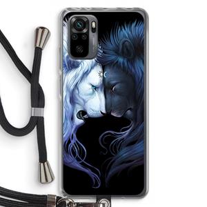CaseCompany Brotherhood: Xiaomi Redmi Note 10 Pro Transparant Hoesje met koord