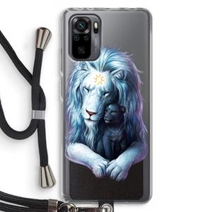 CaseCompany Child Of Light: Xiaomi Redmi Note 10 Pro Transparant Hoesje met koord