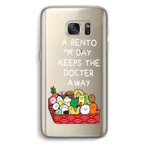 CaseCompany Bento a day: Samsung Galaxy S7 Transparant Hoesje