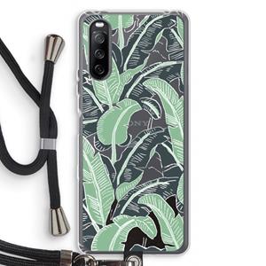 CaseCompany This Sh*t Is Bananas: Sony Sony Xperia 10 III Transparant Hoesje met koord