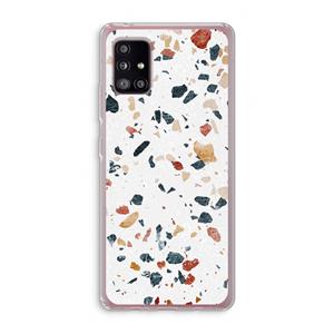 CaseCompany Terrazzo N°4: Samsung Galaxy A51 5G Transparant Hoesje