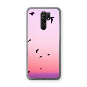 CaseCompany Fly away: Xiaomi Redmi 9 Transparant Hoesje