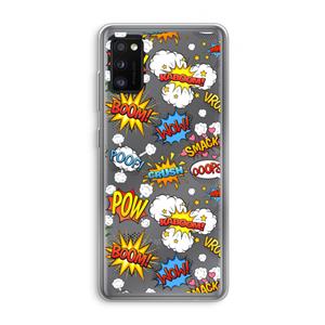 CaseCompany Pow Smack: Samsung Galaxy A41 Transparant Hoesje