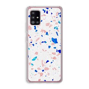 CaseCompany Terrazzo N°6: Samsung Galaxy A51 5G Transparant Hoesje