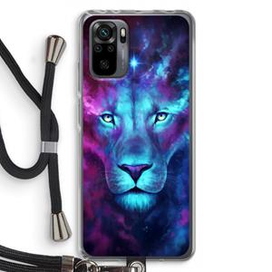 CaseCompany Firstborn: Xiaomi Redmi Note 10 Pro Transparant Hoesje met koord