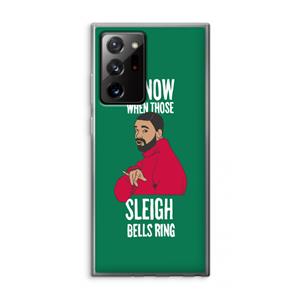 CaseCompany Sleigh Bells Ring: Samsung Galaxy Note 20 Ultra / Note 20 Ultra 5G Transparant Hoesje