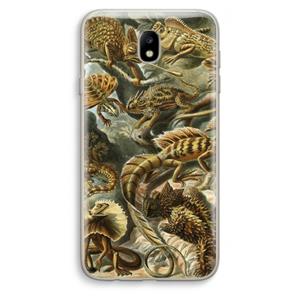 CaseCompany Haeckel Lacertilia: Samsung Galaxy J7 (2017) Transparant Hoesje