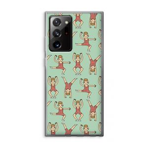 CaseCompany Gymboys: Samsung Galaxy Note 20 Ultra / Note 20 Ultra 5G Transparant Hoesje