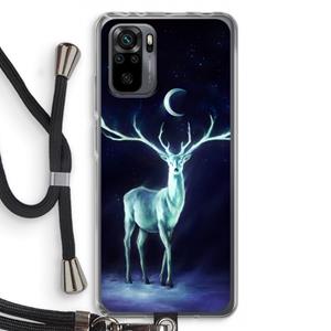 CaseCompany Nightbringer: Xiaomi Redmi Note 10 Pro Transparant Hoesje met koord