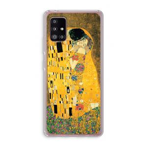 CaseCompany Der Kuss: Samsung Galaxy A51 5G Transparant Hoesje