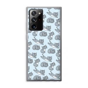 CaseCompany Poezen: Samsung Galaxy Note 20 Ultra / Note 20 Ultra 5G Transparant Hoesje