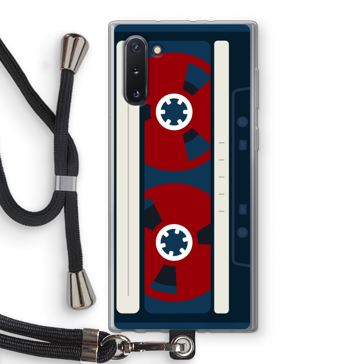CaseCompany Here's your tape: Samsung Galaxy Note 10 Transparant Hoesje met koord