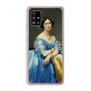 CaseCompany Eleonore: Samsung Galaxy A51 5G Transparant Hoesje