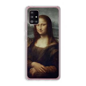 CaseCompany Mona Lisa: Samsung Galaxy A51 5G Transparant Hoesje