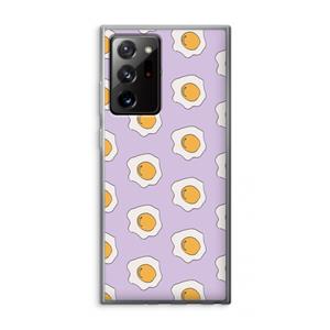 CaseCompany Bacon to my eggs #1: Samsung Galaxy Note 20 Ultra / Note 20 Ultra 5G Transparant Hoesje