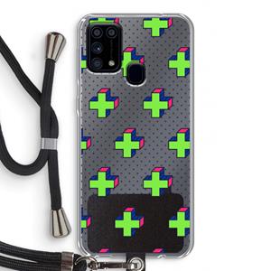 CaseCompany 8-bit N°10: Samsung Galaxy M31 Transparant Hoesje met koord