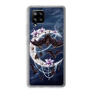CaseCompany Vleermuizen Maan: Samsung Galaxy A42 5G Transparant Hoesje