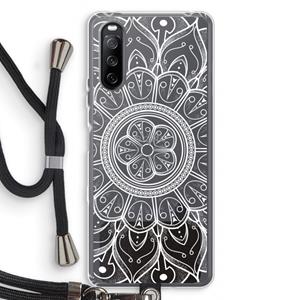 CaseCompany Roses Are Red: Sony Sony Xperia 10 III Transparant Hoesje met koord
