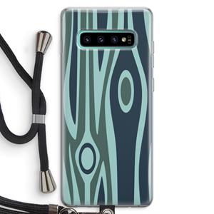 CaseCompany Bast B: Samsung Galaxy S10 Plus Transparant Hoesje met koord