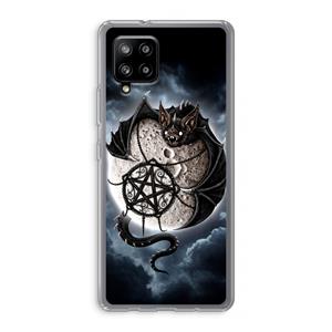 CaseCompany Volle maan: Samsung Galaxy A42 5G Transparant Hoesje