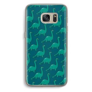 CaseCompany Diplodocus: Samsung Galaxy S7 Transparant Hoesje