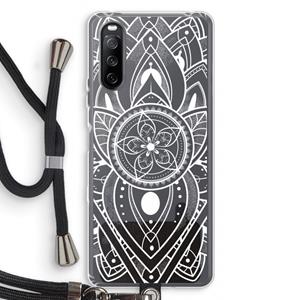 CaseCompany It's Complicated: Sony Sony Xperia 10 III Transparant Hoesje met koord