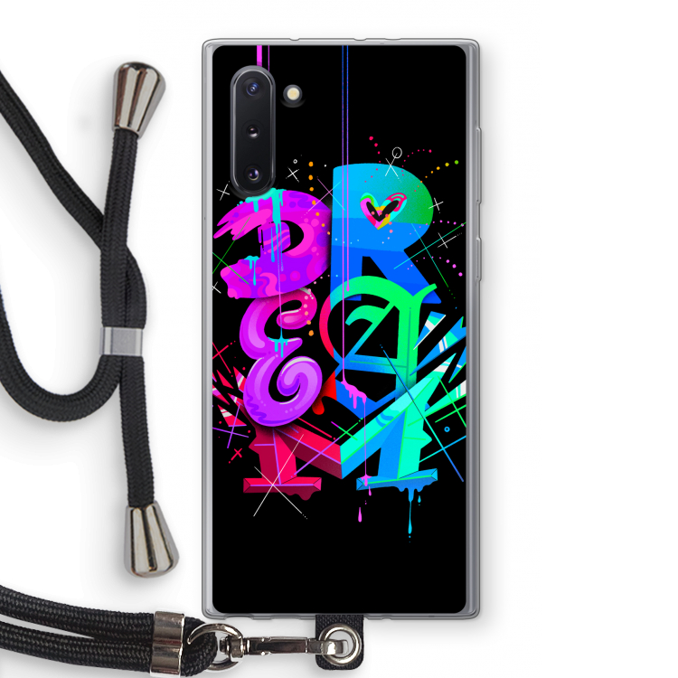 CaseCompany Dream: Samsung Galaxy Note 10 Transparant Hoesje met koord