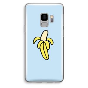 CaseCompany Banana: Samsung Galaxy S9 Transparant Hoesje