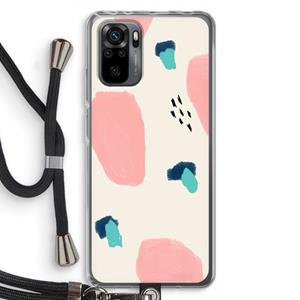 CaseCompany Monday Surprise: Xiaomi Redmi Note 10 Pro Transparant Hoesje met koord