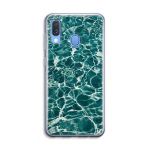 CaseCompany Weerkaatsing water: Samsung Galaxy A40 Transparant Hoesje