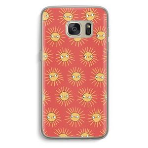 CaseCompany Zon: Samsung Galaxy S7 Transparant Hoesje