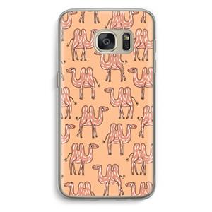 CaseCompany Kameel: Samsung Galaxy S7 Transparant Hoesje