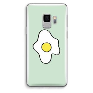 CaseCompany Spiegelei: Samsung Galaxy S9 Transparant Hoesje