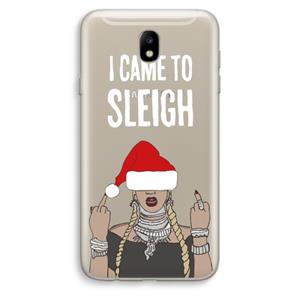 CaseCompany Came To Sleigh: Samsung Galaxy J7 (2017) Transparant Hoesje
