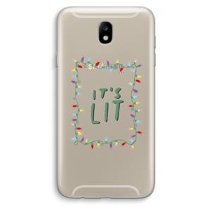 CaseCompany It's Lit: Samsung Galaxy J7 (2017) Transparant Hoesje