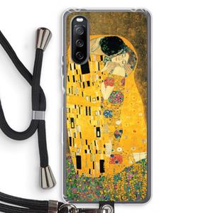CaseCompany Der Kuss: Sony Sony Xperia 10 III Transparant Hoesje met koord