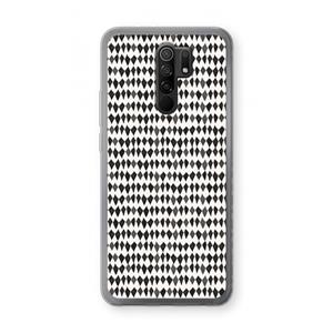 CaseCompany Crazy shapes: Xiaomi Redmi 9 Transparant Hoesje