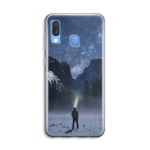 CaseCompany Wanderlust: Samsung Galaxy A40 Transparant Hoesje
