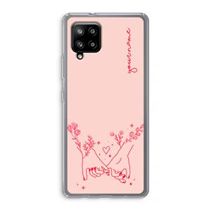 CaseCompany Best Friends: Samsung Galaxy A42 5G Transparant Hoesje