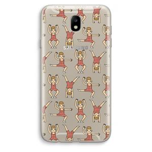 CaseCompany Gymboys: Samsung Galaxy J7 (2017) Transparant Hoesje