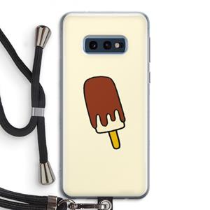 CaseCompany Frisco: Samsung Galaxy S10e Transparant Hoesje met koord